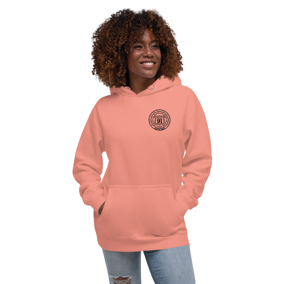 R91 Badge (all black) Unisex Hoodie