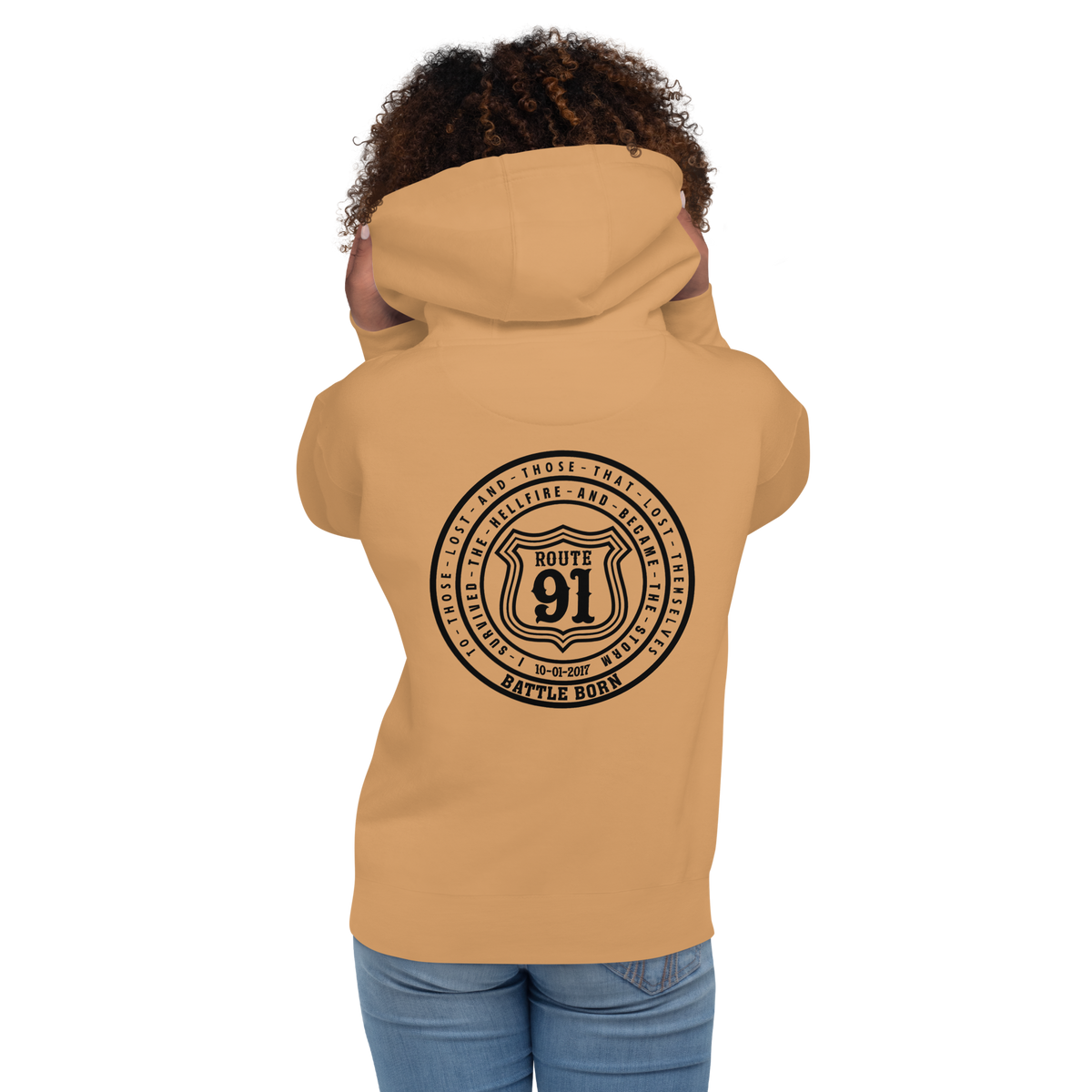 R91 Badge (all black) Unisex Hoodie