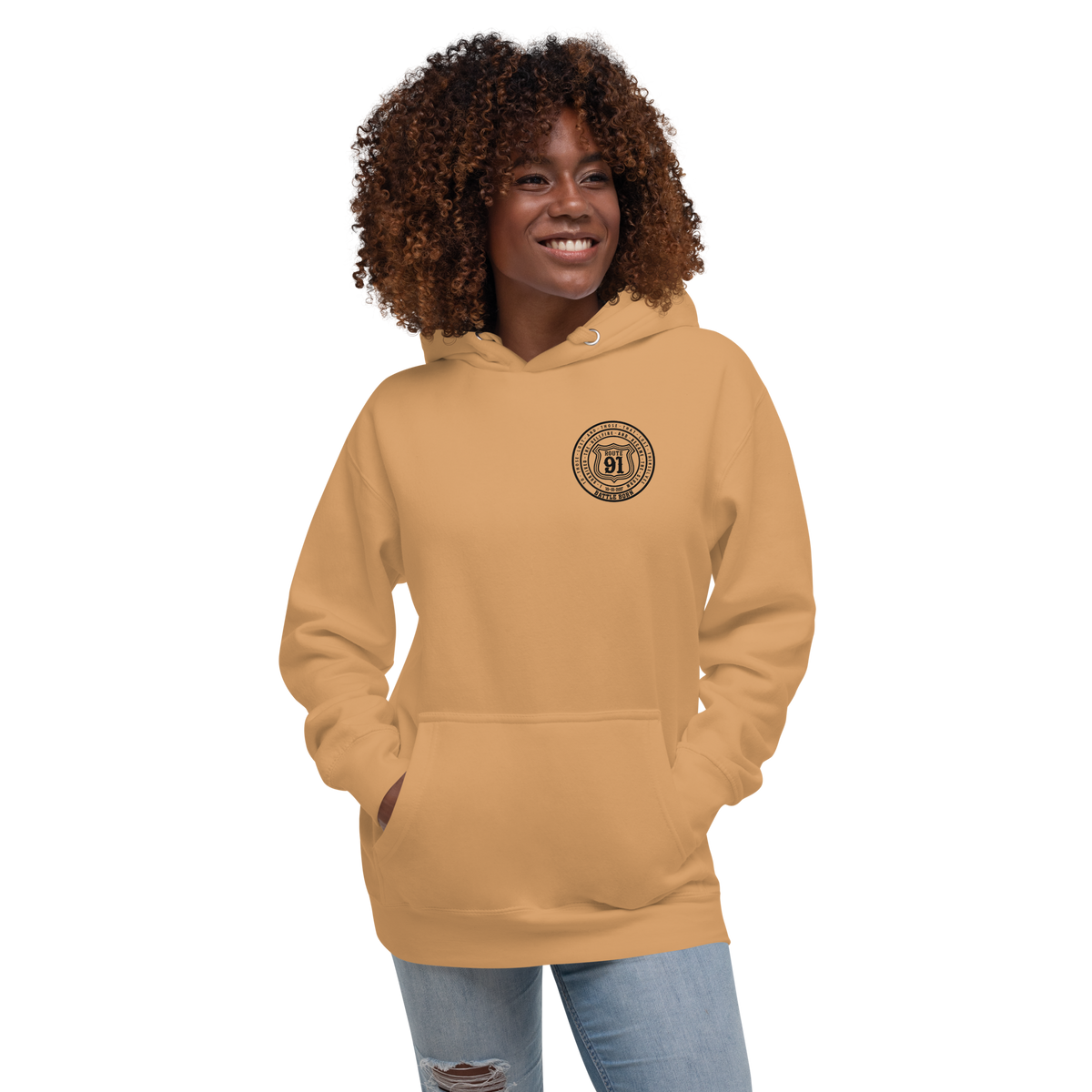 R91 Badge (all black) Unisex Hoodie