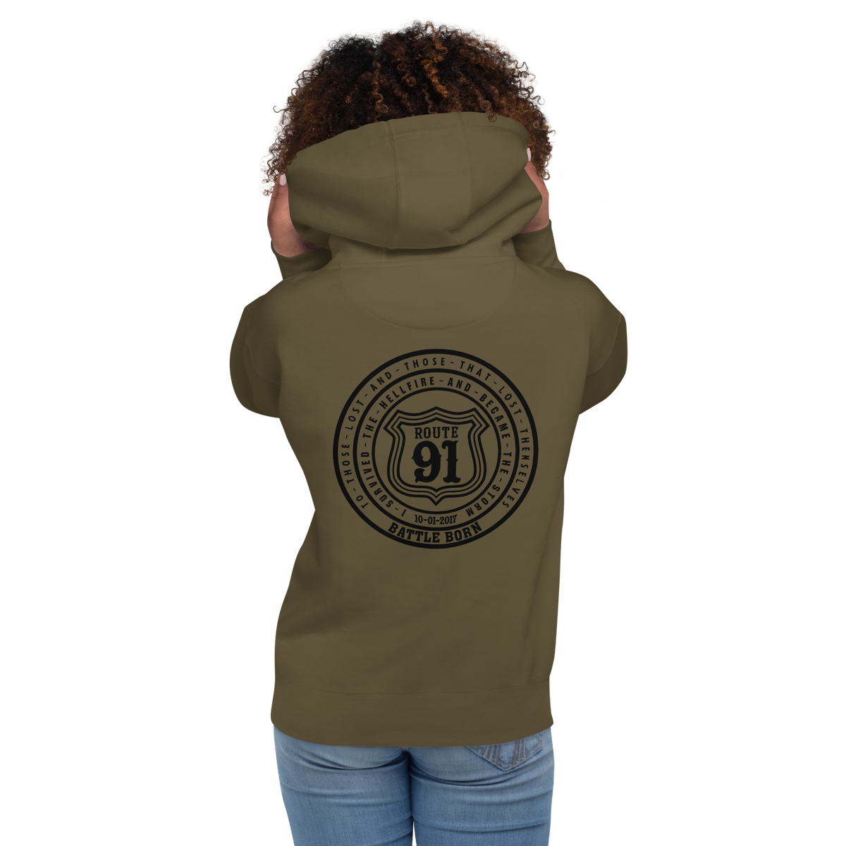 R91 Badge (all black) Unisex Hoodie