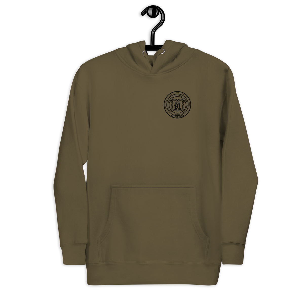 R91 Badge (all black) Unisex Hoodie