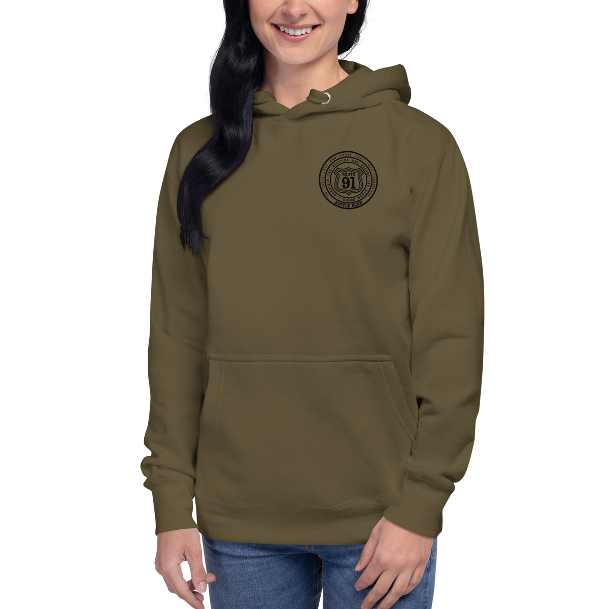 R91 Badge (all black) Unisex Hoodie