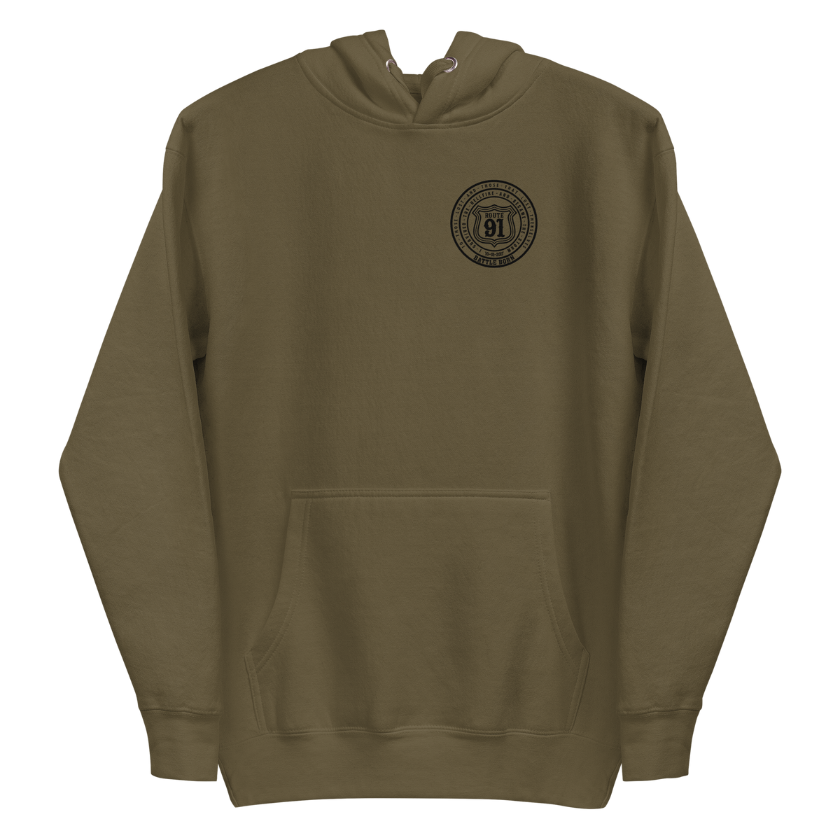 R91 Badge (all black) Unisex Hoodie
