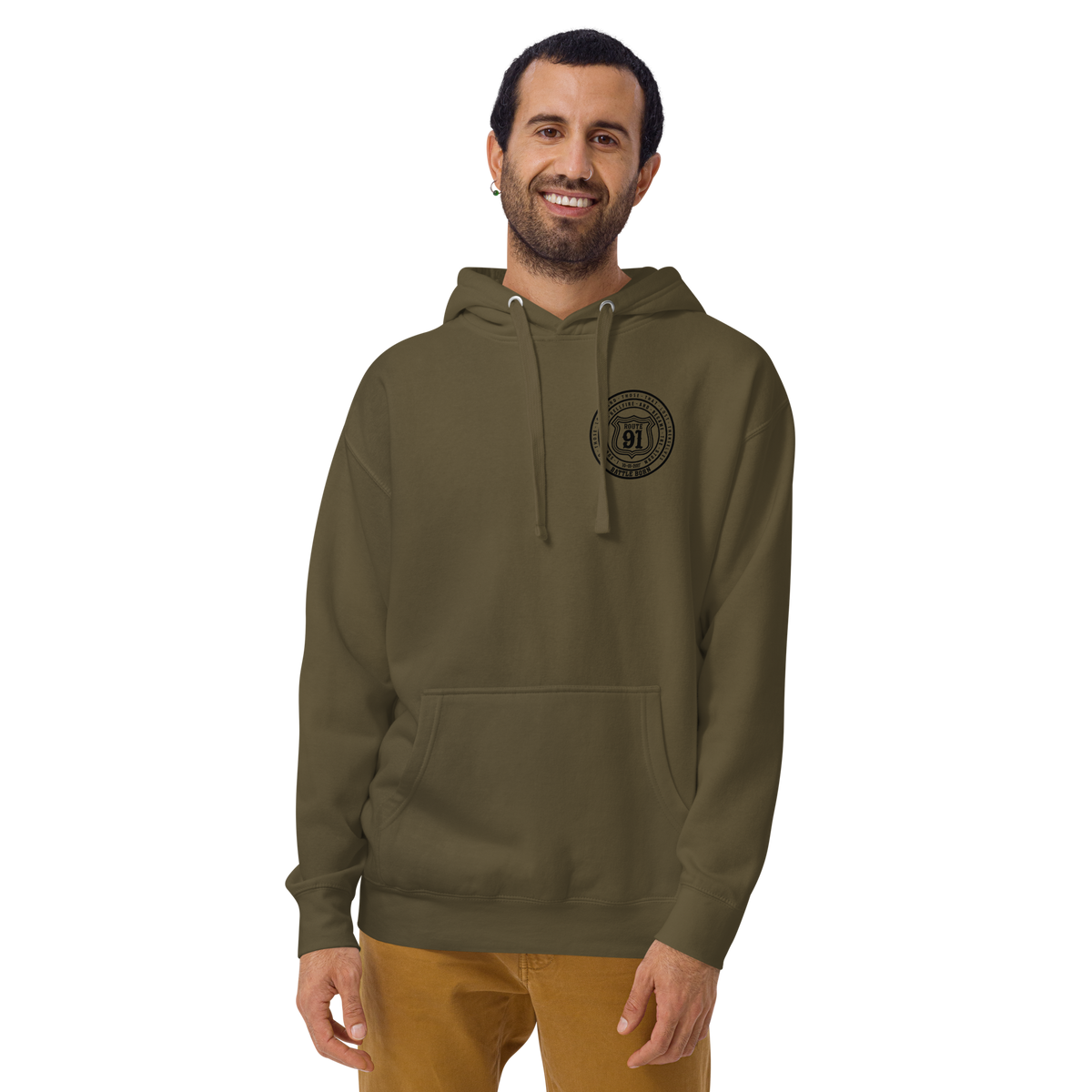 R91 Badge (all black) Unisex Hoodie