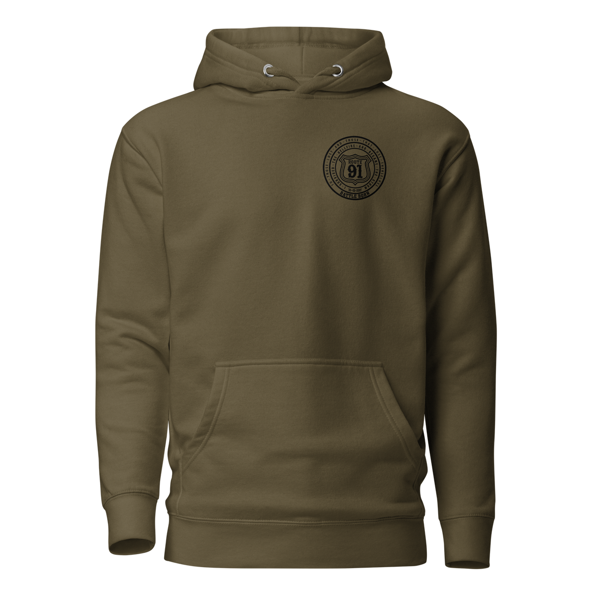 R91 Badge (all black) Unisex Hoodie