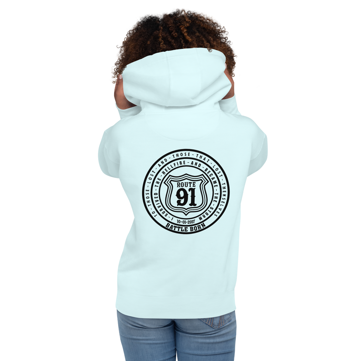 R91 Badge (all black) Unisex Hoodie
