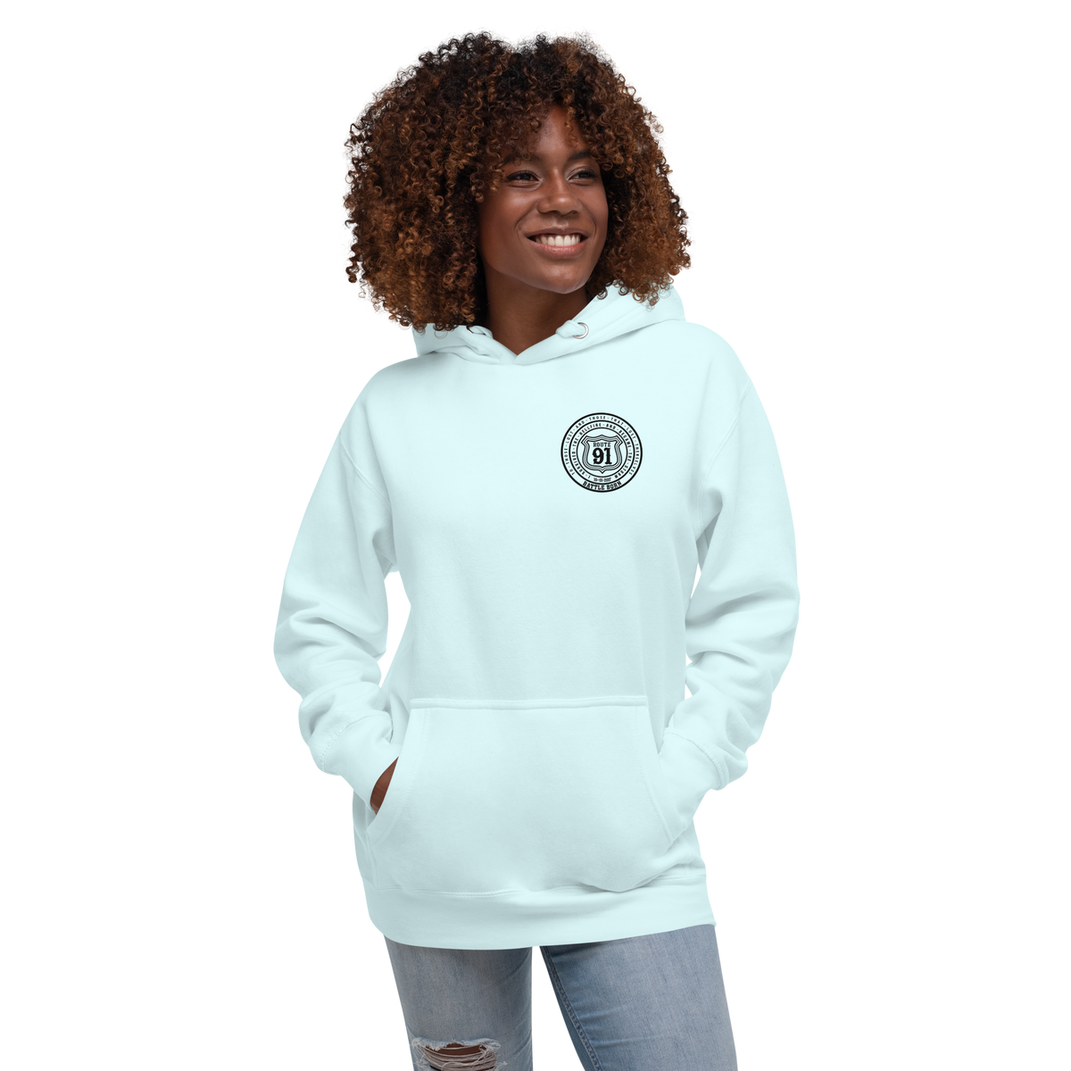 R91 Badge (all black) Unisex Hoodie