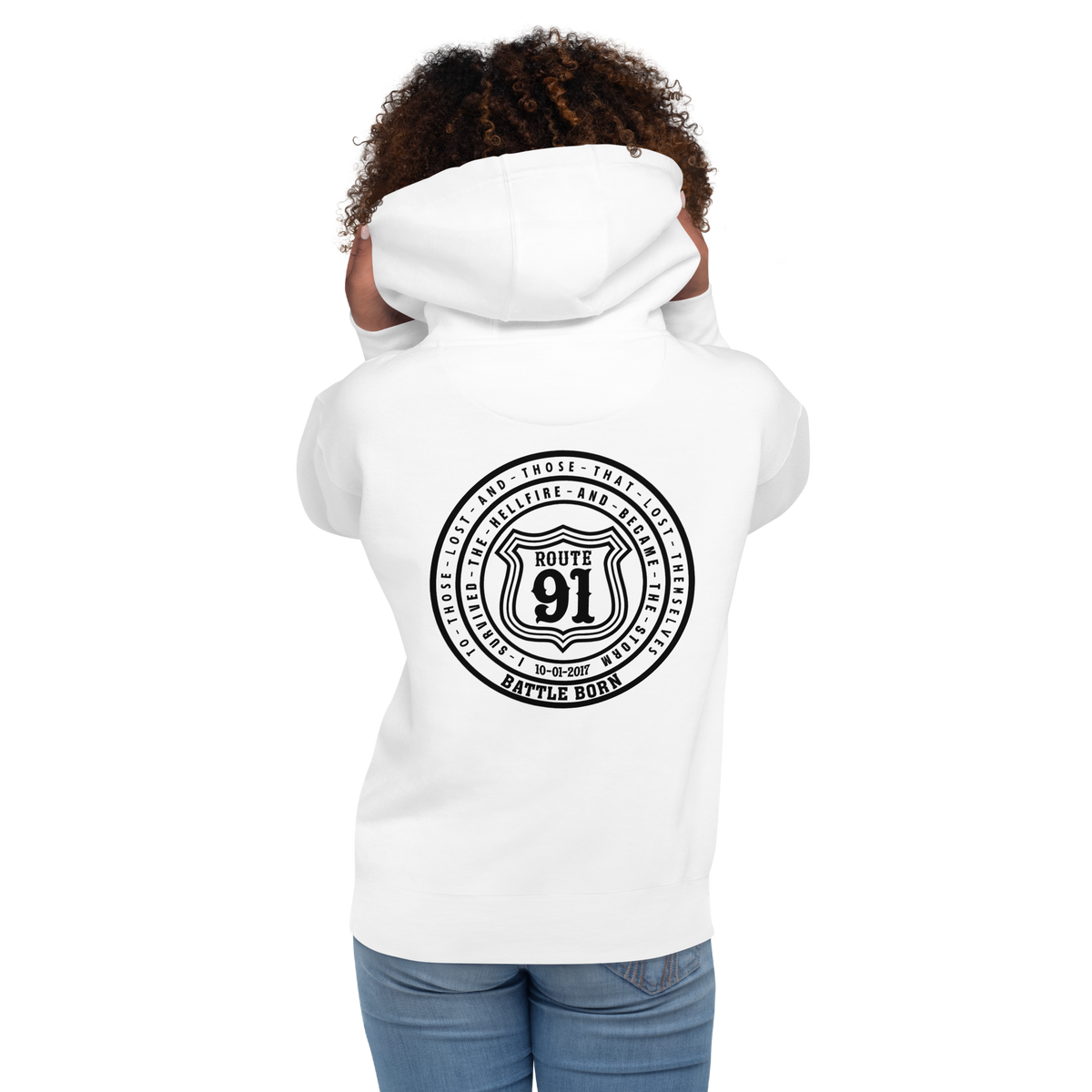R91 Badge (all black) Unisex Hoodie