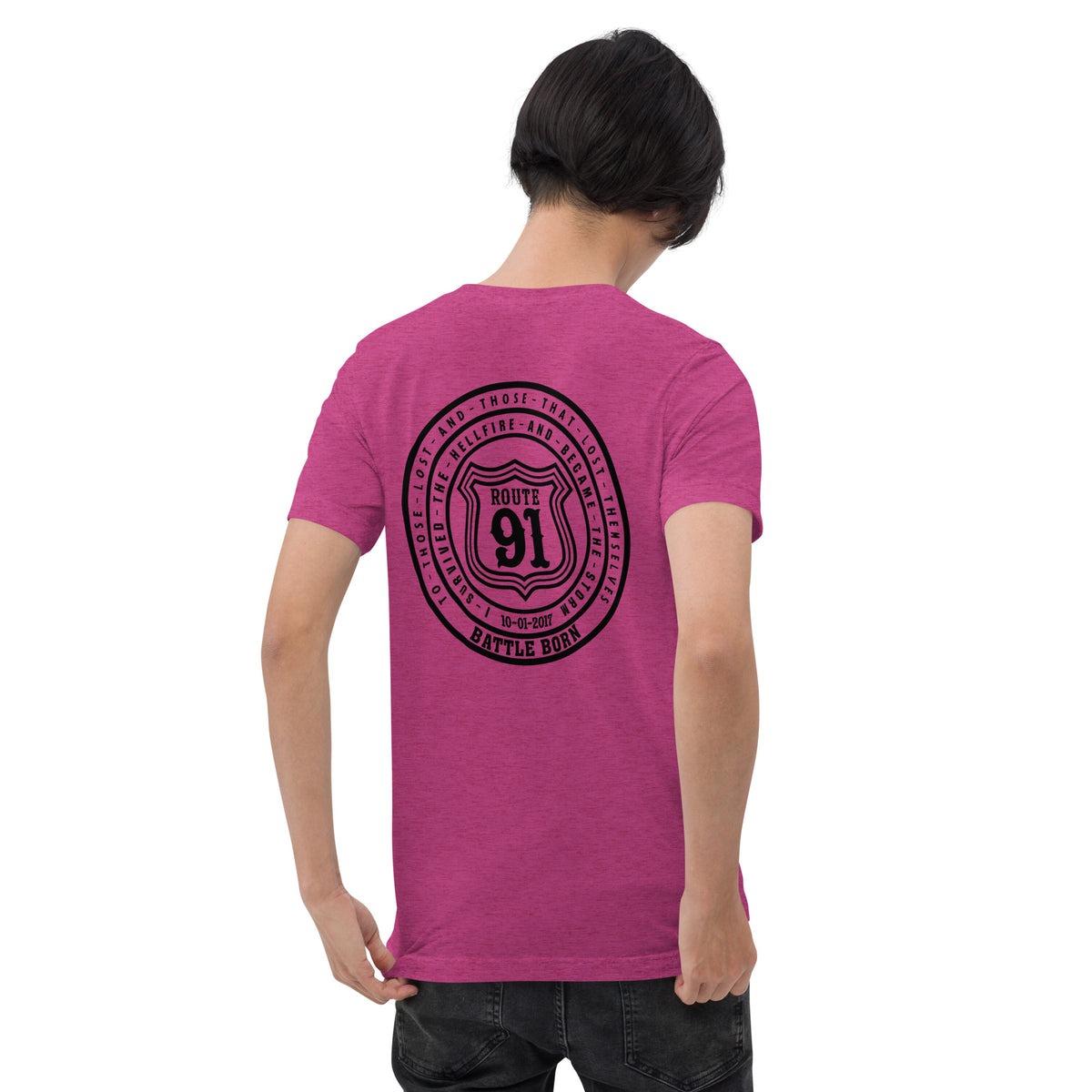 R91 Badge (all black) Unisex Tee