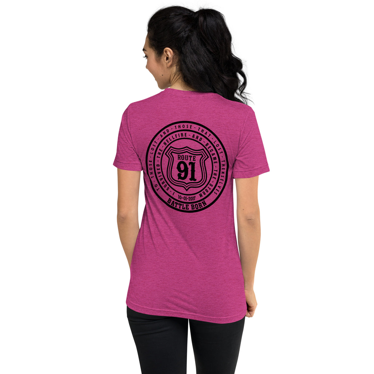 R91 Badge (all black) Unisex Tee