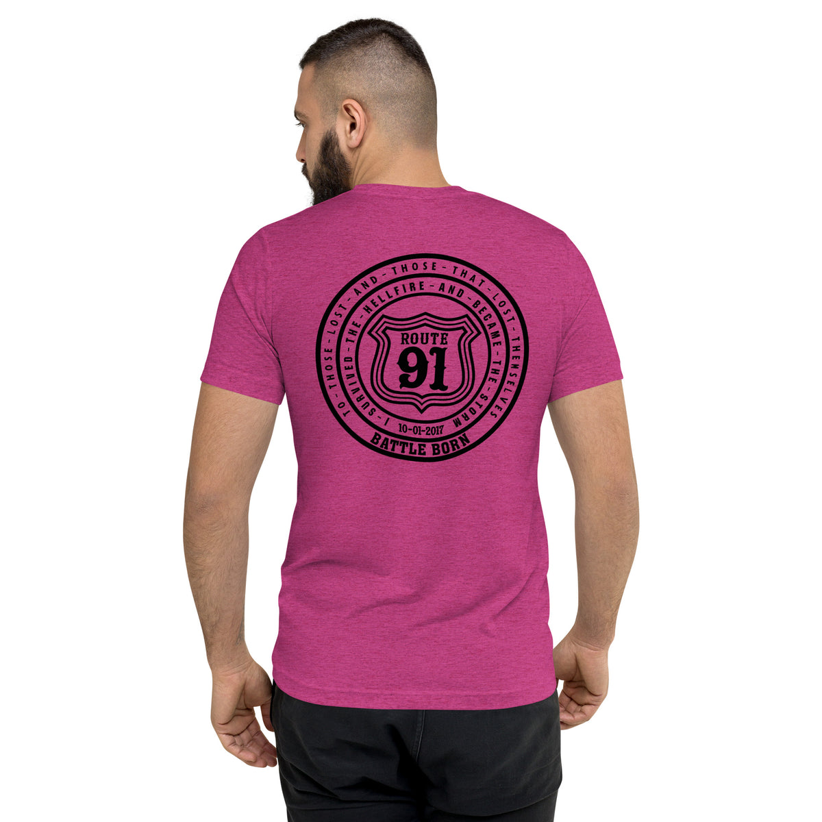 R91 Badge (all black) Unisex Tee