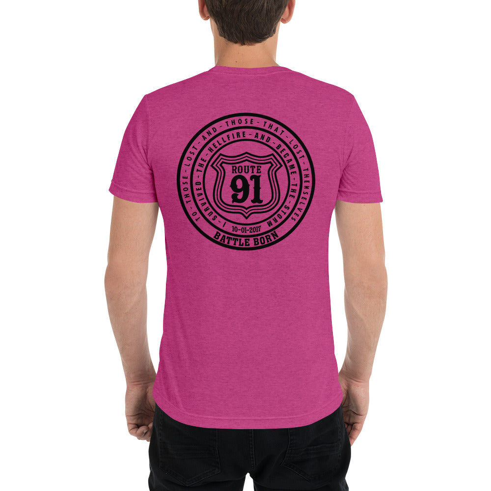 R91 Badge (all black) Unisex Tee