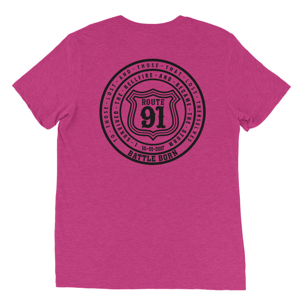 R91 Badge (all black) Unisex Tee