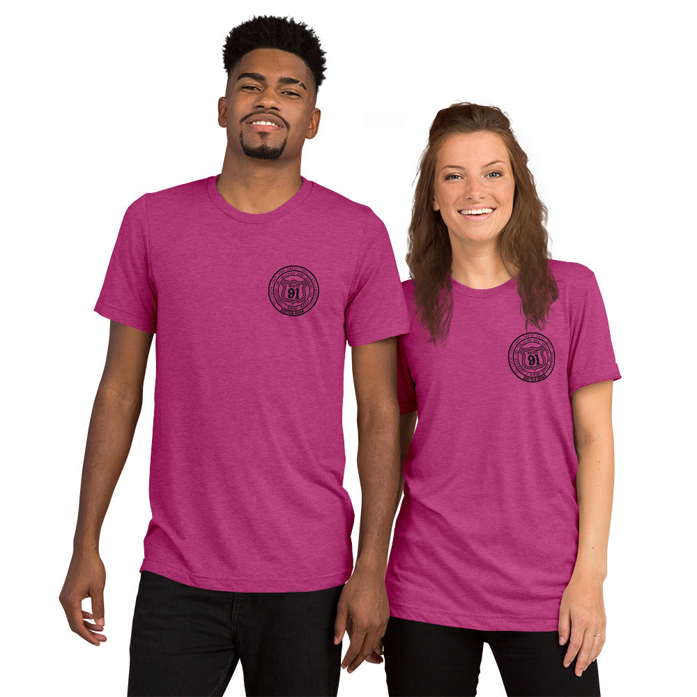 R91 Badge (all black) Unisex Tee