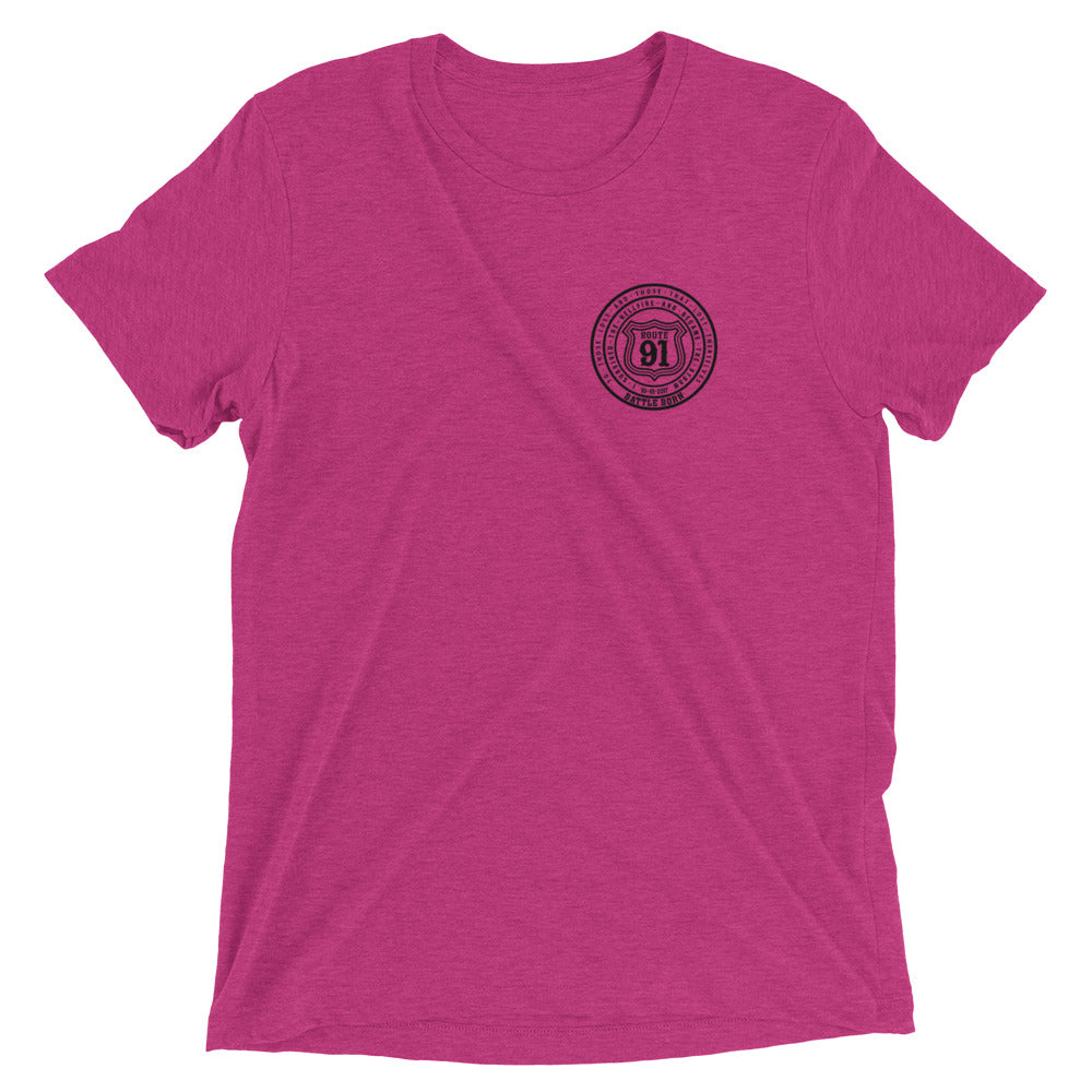 R91 Badge (all black) Unisex Tee