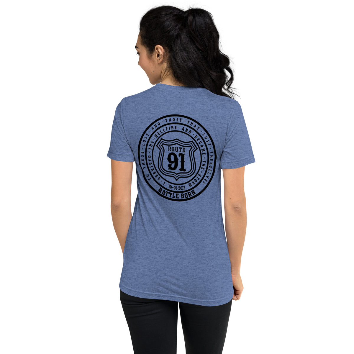 R91 Badge (all black) Unisex Tee