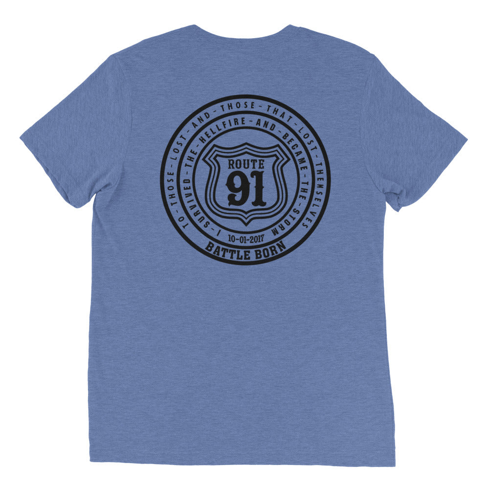 R91 Badge (all black) Unisex Tee