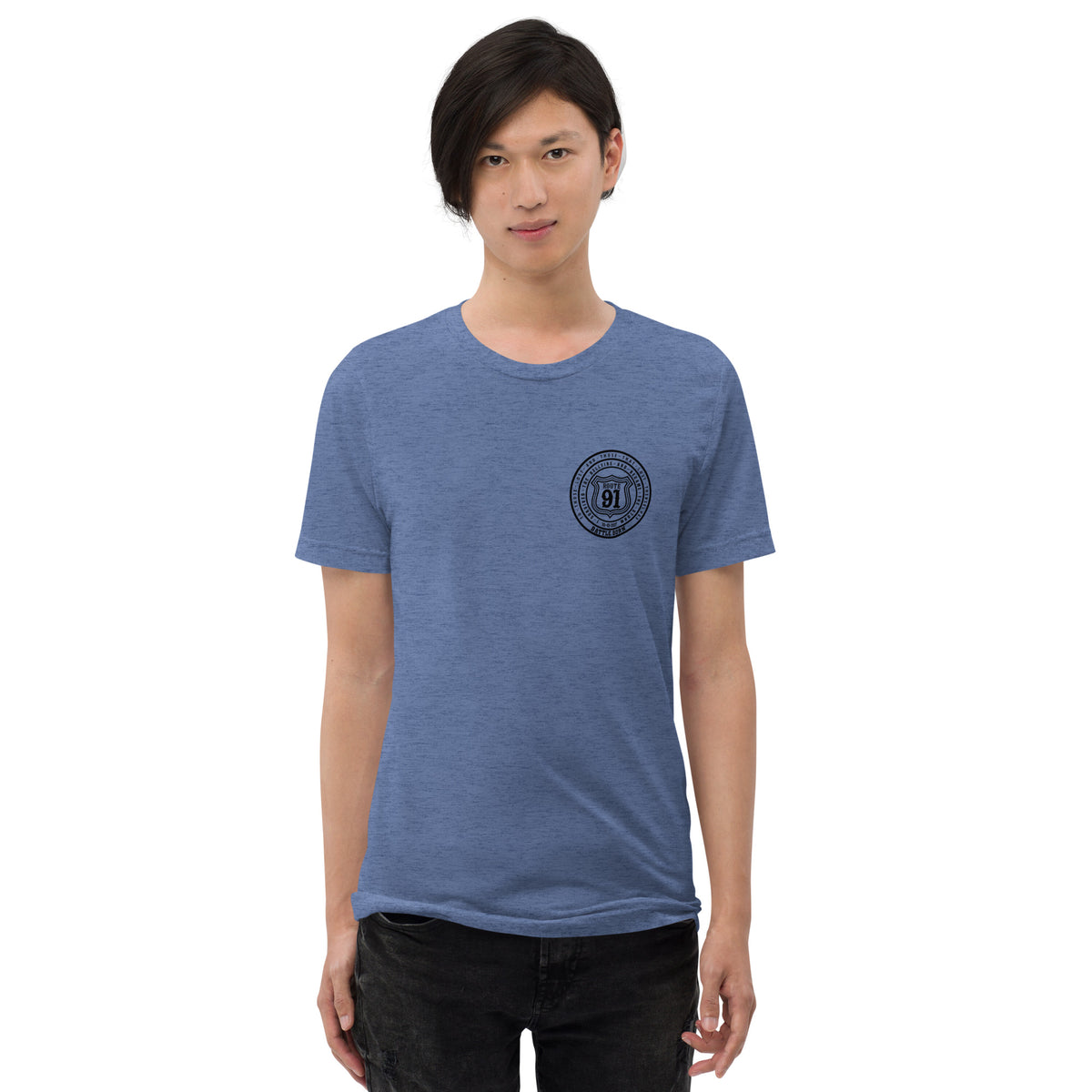 R91 Badge (all black) Unisex Tee