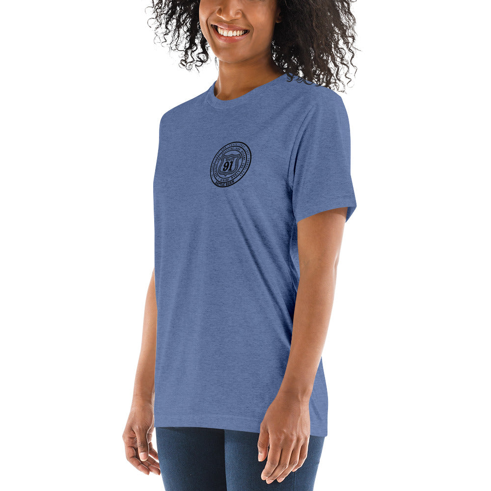 R91 Badge (all black) Unisex Tee