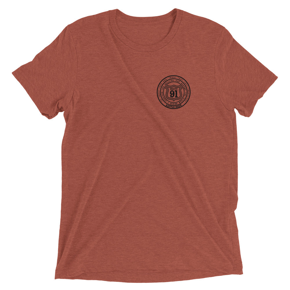 R91 Badge (all black) Unisex Tee