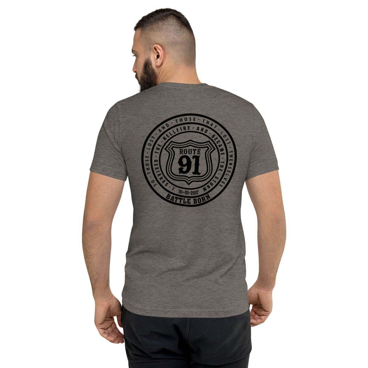 R91 Badge (all black) Unisex Tee