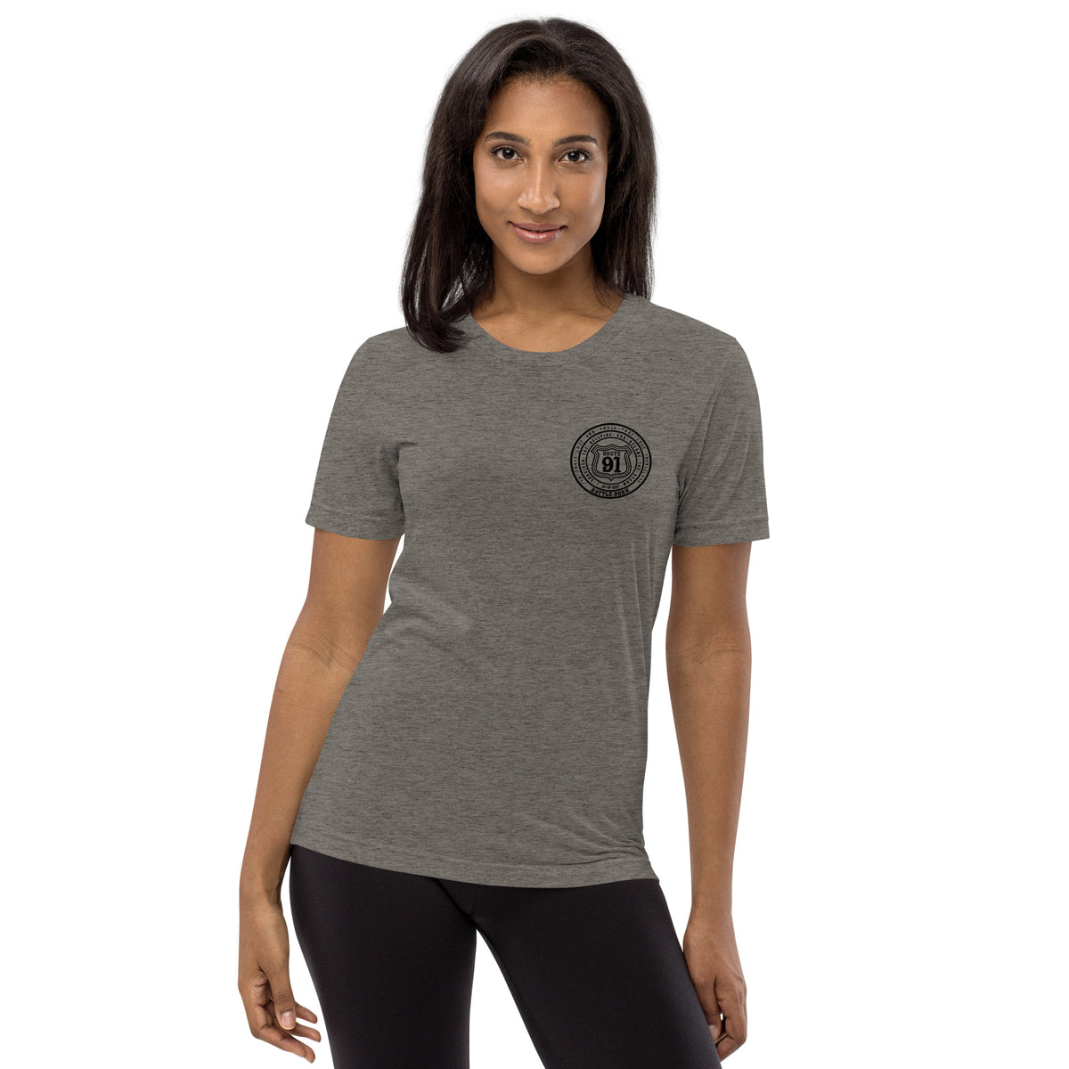 R91 Badge (all black) Unisex Tee