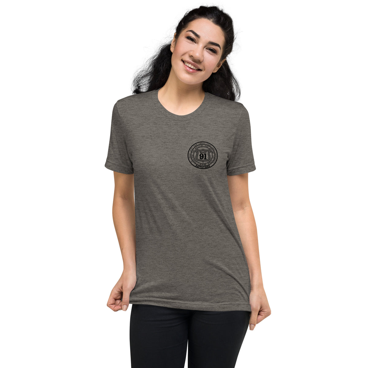 R91 Badge (all black) Unisex Tee