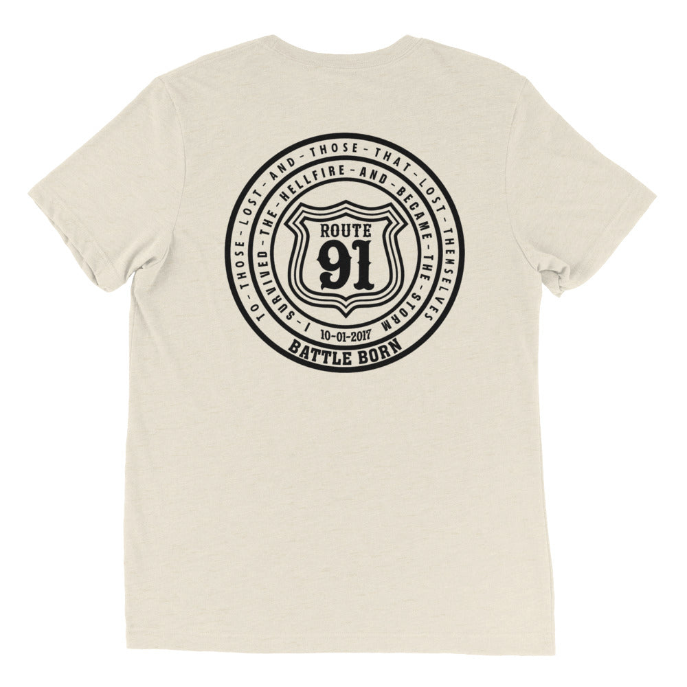 R91 Badge (all black) Unisex Tee