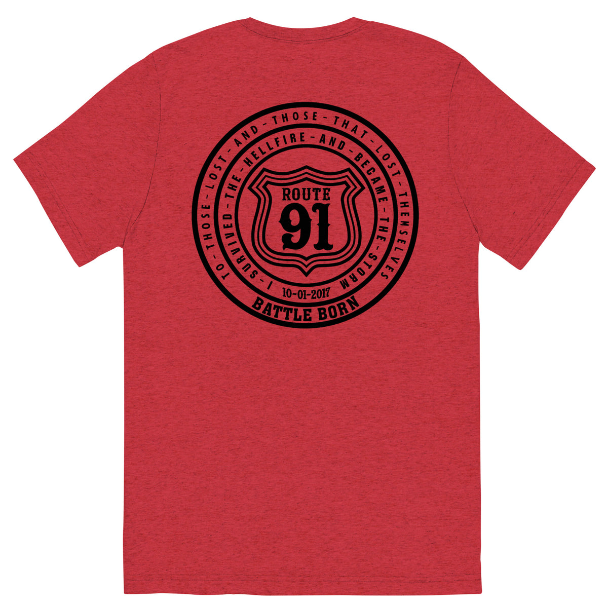 R91 Badge (all black) Unisex Tee