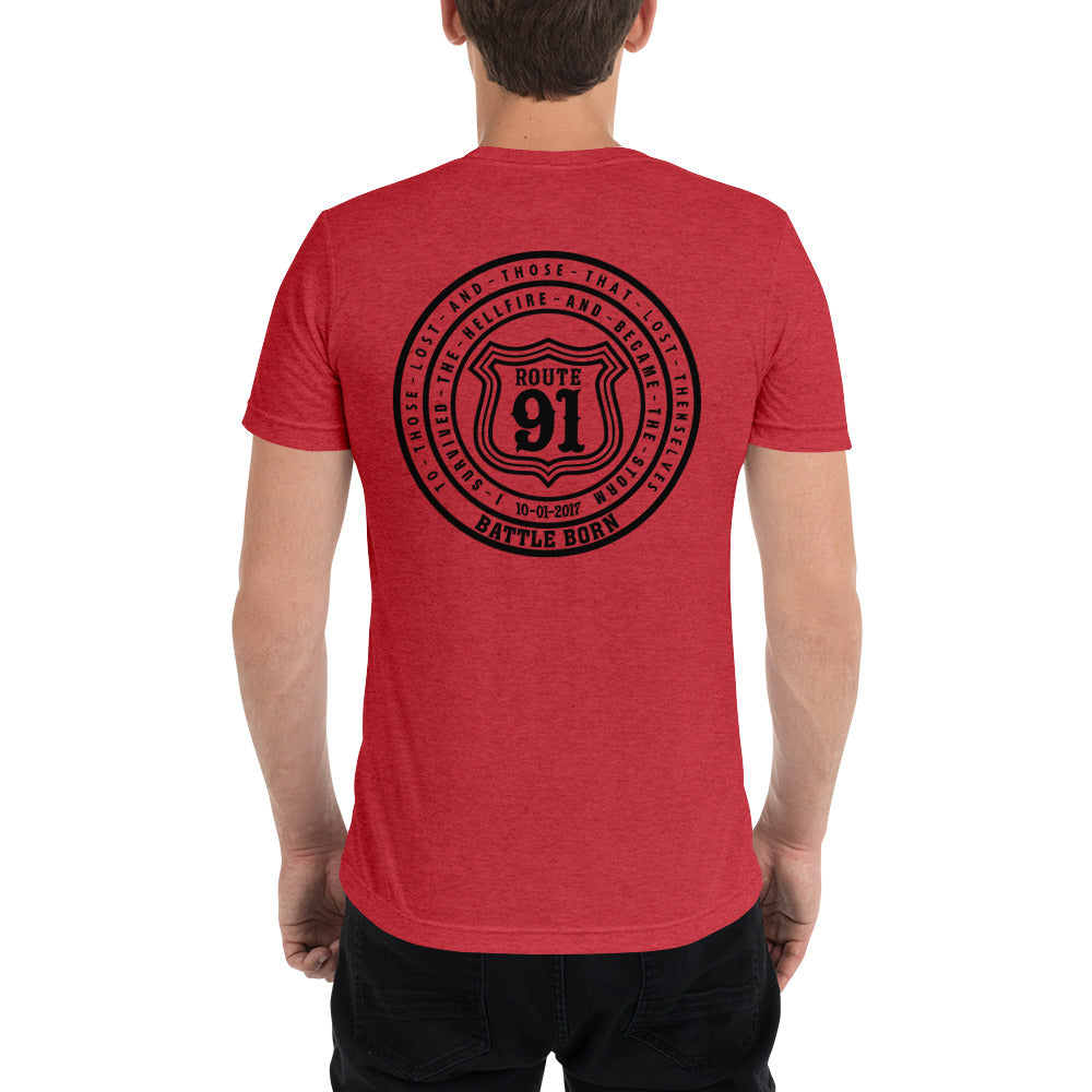 R91 Badge (all black) Unisex Tee