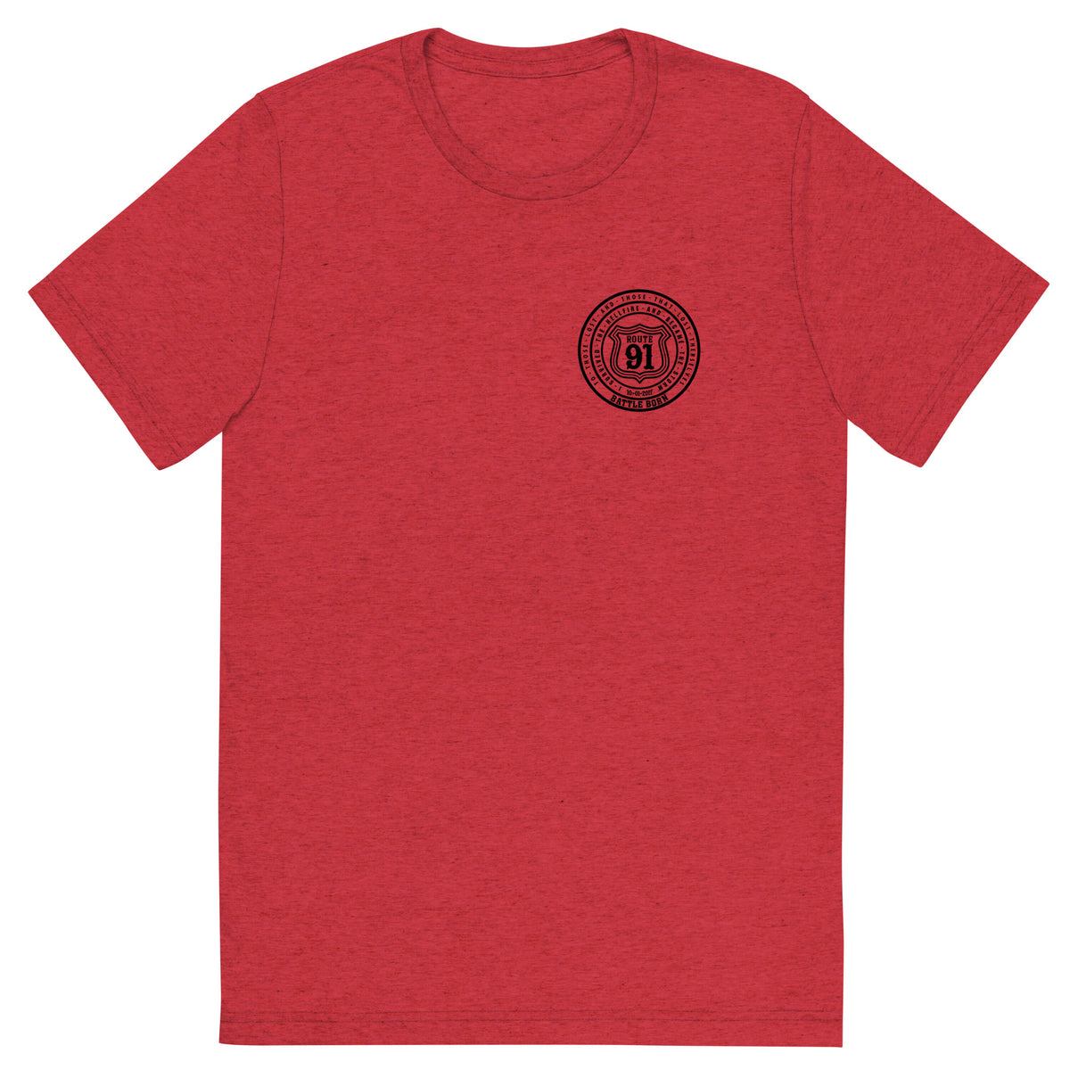 R91 Badge (all black) Unisex Tee