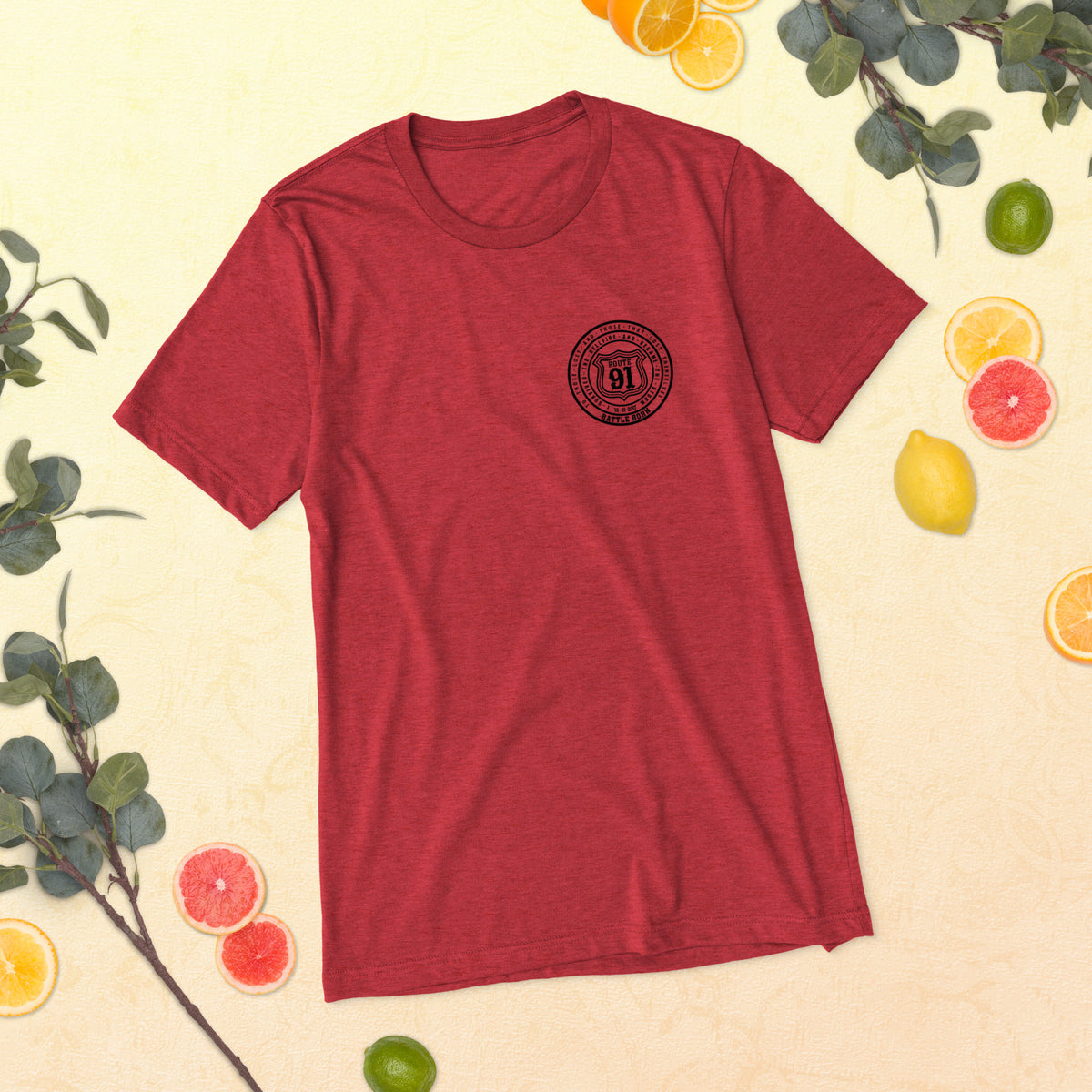 R91 Badge (all black) Unisex Tee