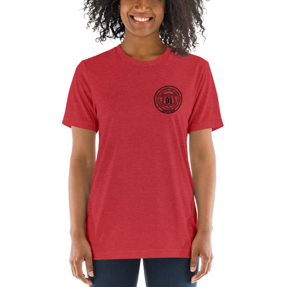 R91 Badge (all black) Unisex Tee