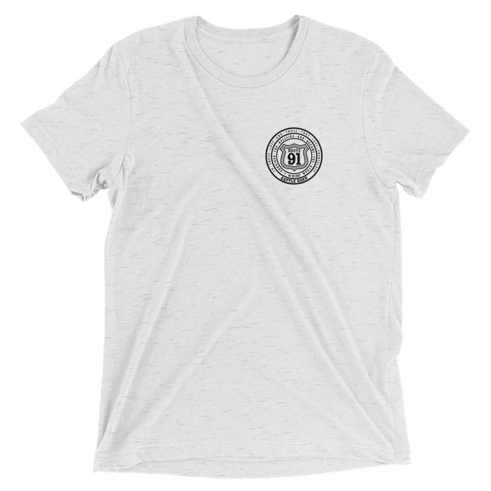 R91 Badge (all black) Unisex Tee