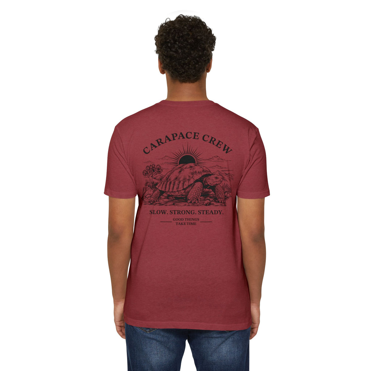 OTIS | The Carapace Crew | Slow. Strong. Steady. Graphic Tee (Tortoise Illustration)