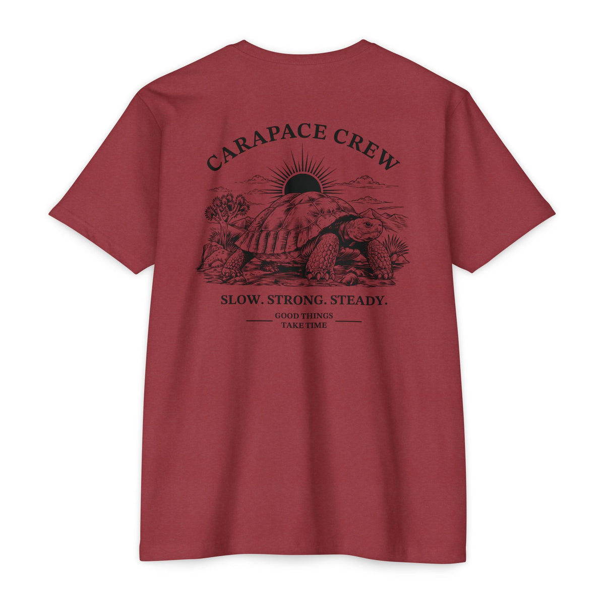 OTIS | The Carapace Crew | Slow. Strong. Steady. Graphic Tee (Tortoise Illustration)