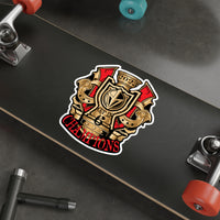Stanley Cup Champs Die-Cut Stickers