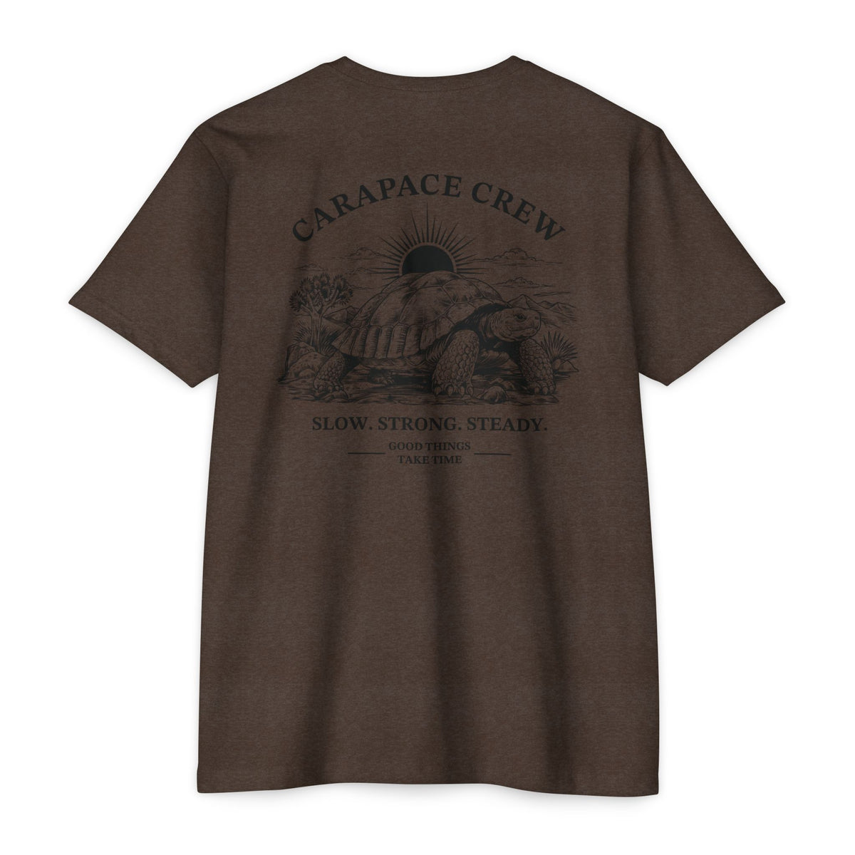 OTIS | The Carapace Crew | Slow. Strong. Steady. Graphic Tee (Tortoise Illustration)