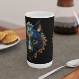 Mayan Wolf (blue and gold)
