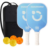 Pickleball Paddles USAPA Approved Fiberglass Pickleball Rackets Pickleball Balls Carry Bag Pickle Ball Paddle Set for Men Women