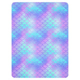 A full, straight-on view of the Sherpa blanket laid out flat to clearly show size, color, and overall design.