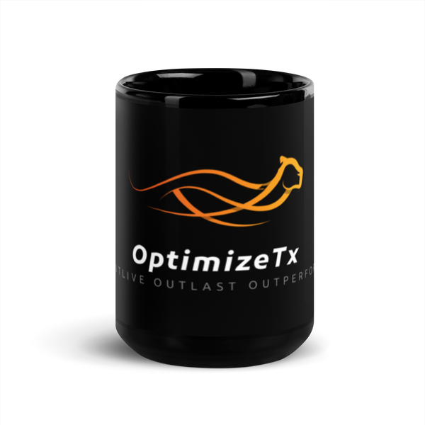 OptimizeTx Black Mug