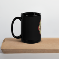 Flick the Bean Black Mug