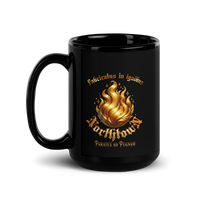 Latin Northtown Black Mug
