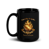 Latin Northtown Black Mug