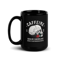 BRAIN GASOLINE Black Glossy Mug