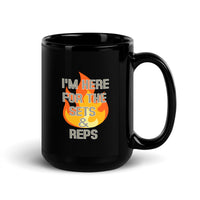 SETS AND REPS Black Mug