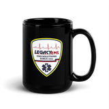 Legacy EMS two-sided Black Glossy Mug