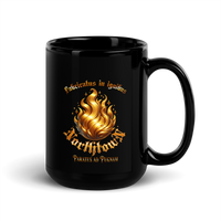 Latin Northtown Black Mug