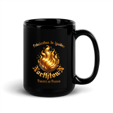 Latin Northtown Black Mug